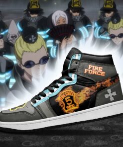 Fire Force Company 5 Sneakers Custom Anime Shoes - 3 - GearAnime