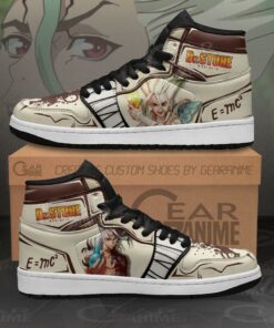Senku Ishigami Sneakers Dr. Stone Custom Anime Shoes - 1 - GearAnime
