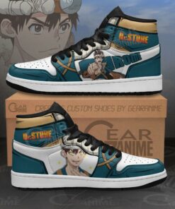 Chrome Sneakers Dr. Stone Custom Anime Shoes - 1 - GearAnime