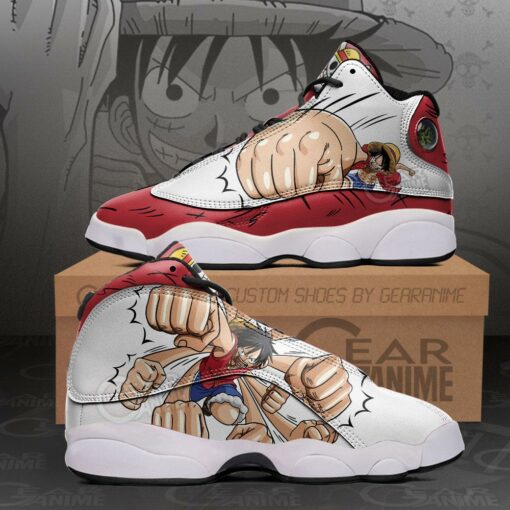 Luffy Gomu Gomu Sneakers One Piece Anime Shoes - 1 - GearAnime