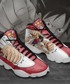 Luffy Gomu Gomu Sneakers One Piece Anime Shoes - 2 - GearAnime