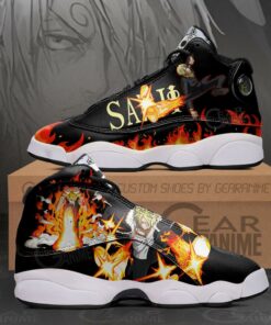 Sanji Diable Jambe Sneakers One Piece Custom Anime Shoes - 1 - GearAnime