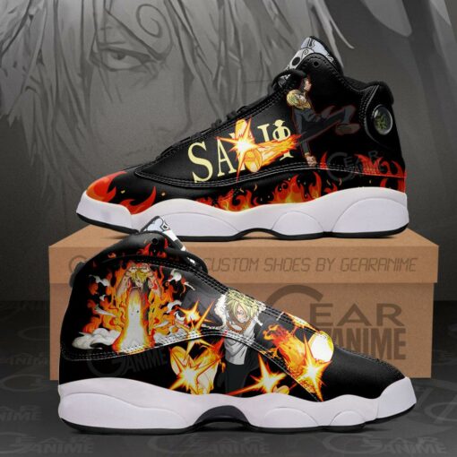Sanji Diable Jambe Sneakers One Piece Custom Anime Shoes - 1 - GearAnime