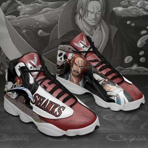 Shanks Sneakers One Piece Custom Anime Shoes - 2 - GearAnime