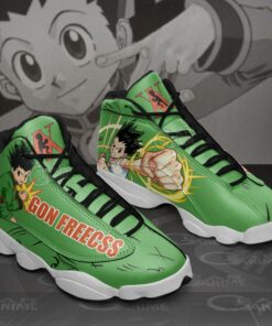 Gon Freecss Sneakers Hunter X Hunter Custom Anime Shoes - 2 - GearAnime