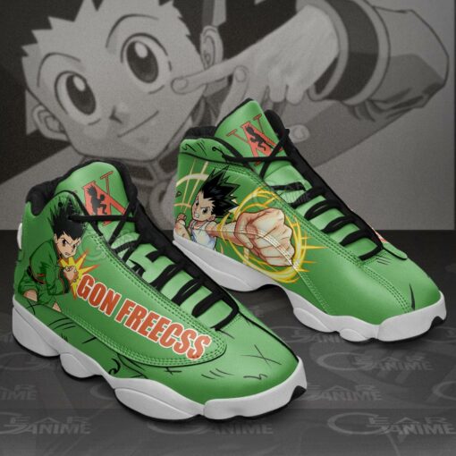 Gon Freecss Sneakers Hunter X Hunter Custom Anime Shoes - 2 - GearAnime