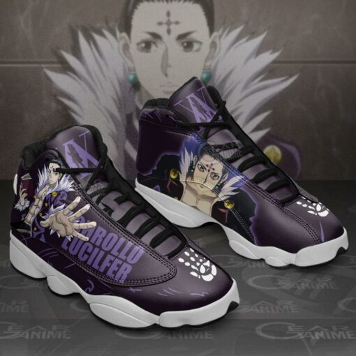 Chrollo Lucilfer JD13 Sneakers Hunter X Hunter Custom Anime Shoes - 2 - GearAnime