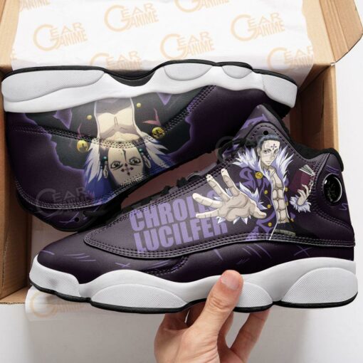Chrollo Lucilfer JD13 Sneakers Hunter X Hunter Custom Anime Shoes - 4 - GearAnime