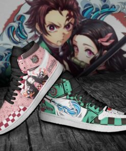 Tanjiro & Nezuko Sneakers Demon Slayer Anime Shoes - 3 - GearAnime