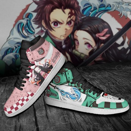 Tanjiro & Nezuko Sneakers Demon Slayer Anime Shoes - 3 - GearAnime