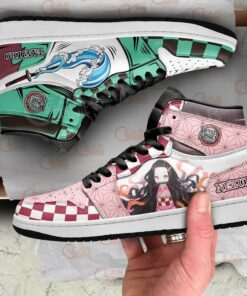 Tanjiro & Nezuko Sneakers Demon Slayer Anime Shoes - 4 - GearAnime