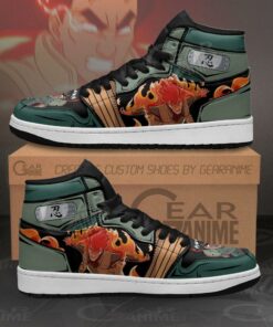 Might Guy Sneakers Power Naruto Custom Anime Shoes - 1 - GearAnime