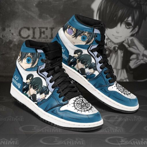 Ciel Phantomhive Sneakers Black Butler Anime Shoes - 2 - GearAnime