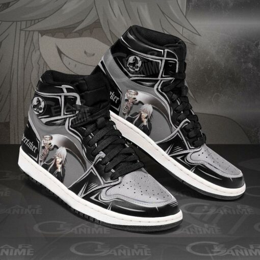Undertaker Sneakers Black Butler Anime Shoes - 2 - GearAnime
