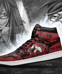 Grell Sutcliff Sneakers Black Butler Anime Shoes - 3 - GearAnime