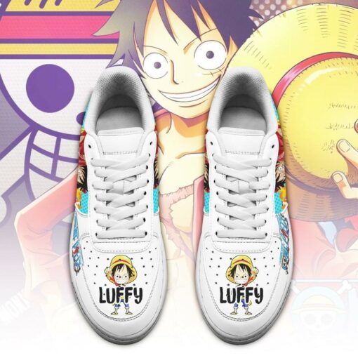 Monkey D Luffy Sneakers Custom One Piece Anime Shoes Fan PT04 - 2 - GearAnime