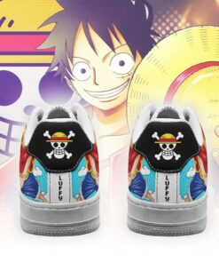 Monkey D Luffy Sneakers Custom One Piece Anime Shoes Fan PT04 - 3 - GearAnime