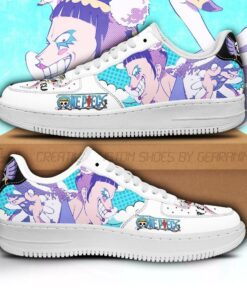 Mr 2 Bon Clay Sneakers Custom One Piece Anime Shoes Fan PT04 - 1 - GearAnime