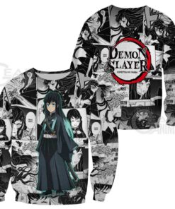 Demon Slayer Muichiro Tokito Hoodie Anime Mix Manga KNY Shirt - 2 - GearAnime