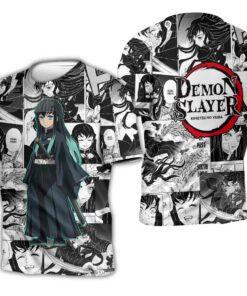 Demon Slayer Muichiro Tokito Hoodie Anime Mix Manga KNY Shirt - 3 - GearAnime