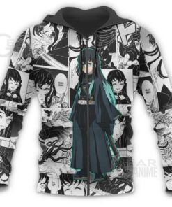 Demon Slayer Muichiro Tokito Hoodie Anime Mix Manga KNY Shirt - 8 - GearAnime