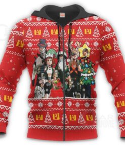 My Hero Academia Ugly Christmas Sweater Santa Anime Xmas Gift VA09 - 6 - GearAnime