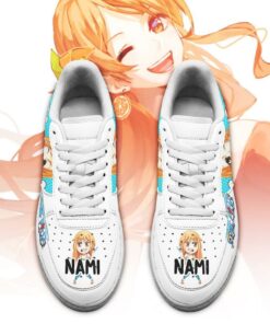 Nami Sneakers Custom One Piece Anime Shoes Fan PT04 - 2 - GearAnime