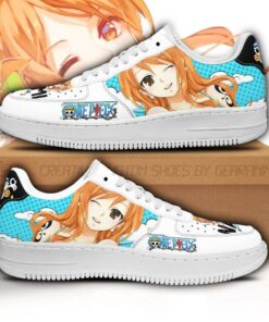 Nami Sneakers Custom One Piece Anime Shoes Fan PT04 - 1 - GearAnime