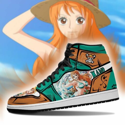 Nami Sneakers Straw Hat Priates One Piece Anime Shoes Fan Gift MN06 - 3 - GearAnime