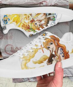 Nami Skate Shoes One Piece Custom Anime Shoes - 2 - GearAnime