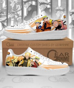 Naruto Evolution Air Sneakers Custom Anime Shoes - 1 - GearAnime