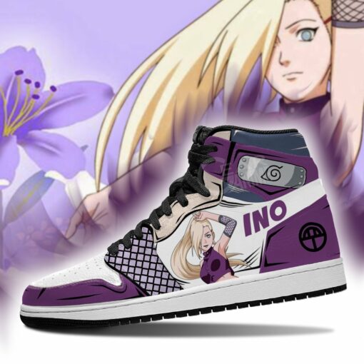 Naruto Ino Yamanaka Shoes Symbol Costume Boots Naruto Anime Sneakers - 3 - GearAnime