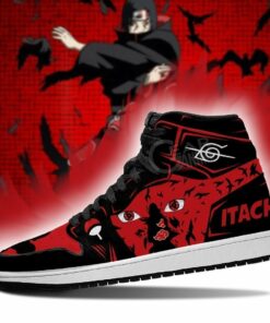 Naruto Itachi Shoes Eyes High Top Costume Anime Sneakers - 2 - GearAnime