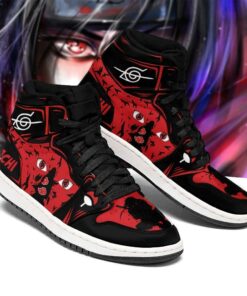 Naruto Itachi Shoes Eyes High Top Costume Anime Sneakers - 1 - GearAnime