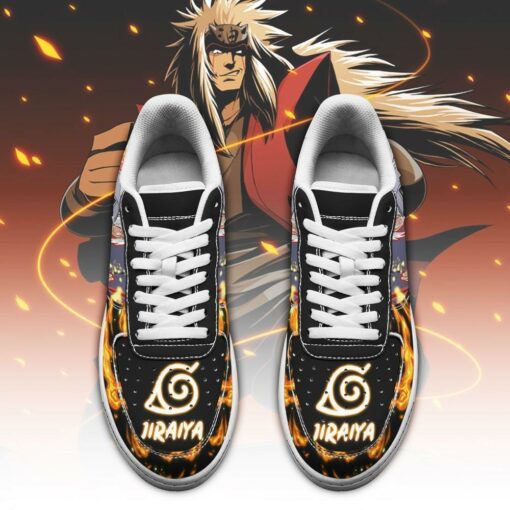 Naruto Jiraiya Sneakers Custom Naruto Anime Shoes Leather - 2 - GearAnime