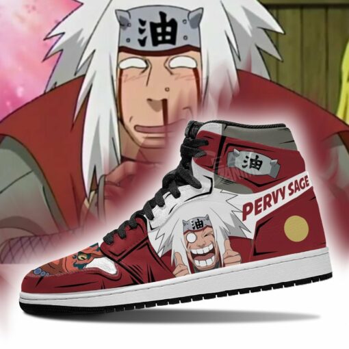 Naruto Jiraiya Shoes Funny Face Costume Boots Naruto Anime Sneakers - 3 - GearAnime