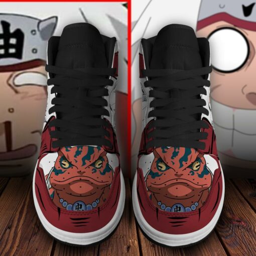 Naruto Jiraiya Shoes Funny Face Costume Boots Naruto Anime Sneakers - 4 - GearAnime