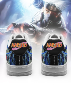 Naruto Kakashi Sneakers Custom Naruto Anime Shoes Leather - 3 - GearAnime