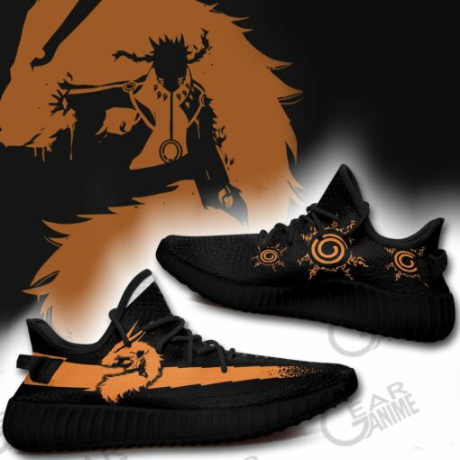 Naruto Kurama Mode Shoes Naruto Custom Anime Shoes TT10 - 3 - GearAnime