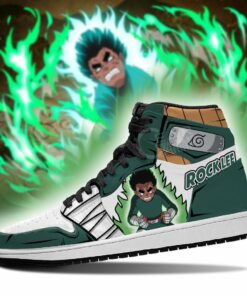Naruto Rock Lee Shoes Power Costume Boots Naruto Anime Sneakers - 3 - GearAnime