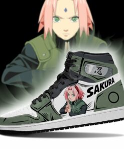 Naruto Sakura Haruno Shoes Uniform Costume Anime Sneakers - 3 - GearAnime