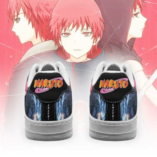 Naruto Sasori Sneakers Custom Naruto Anime Shoes Leather - 3 - GearAnime