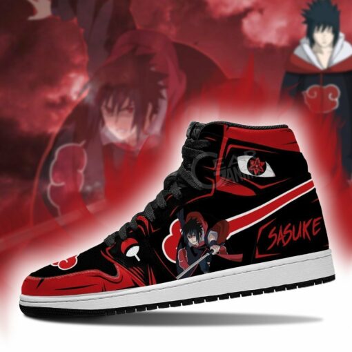 Naruto Sasuke Shoes Akatsuki Costume Anime Sneakers - 3 - GearAnime