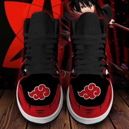 Naruto Sasuke Shoes Akatsuki Costume Anime Sneakers - 4 - GearAnime
