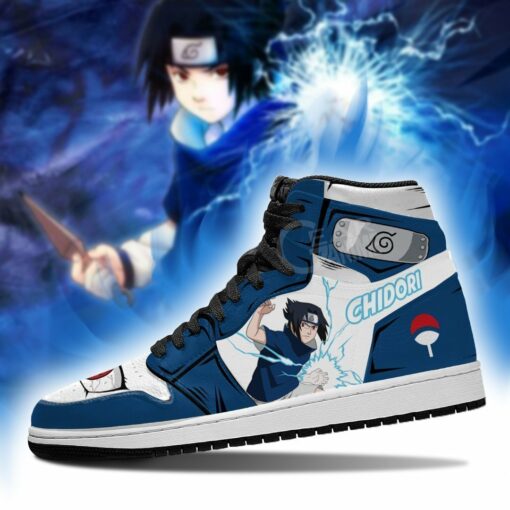 Naruto Sasuke Shoes Chidori Skill Costume Anime Sneakers - 3 - GearAnime