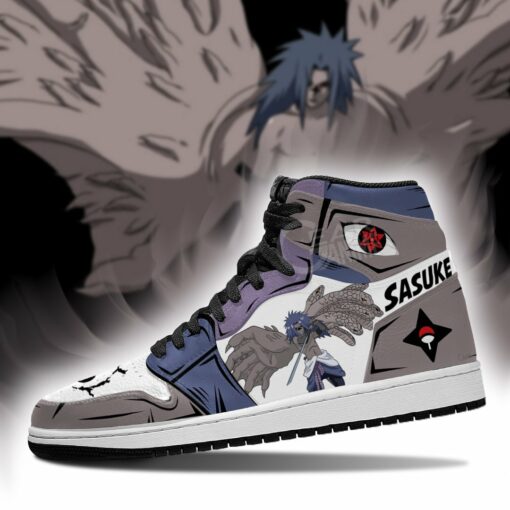 Naruto Sasuke Shoes Cursed Seal of Heaven Costume Anime Sneakers - 3 - GearAnime
