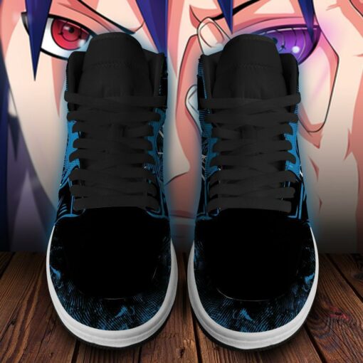 Naruto Sasuke Shoes Skill Rinegan Eyes Anime Sneakers - 4 - GearAnime