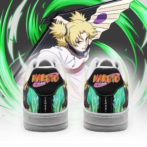 Naruto Temari Sneakers Custom Naruto Anime Shoes Leather - 3 - GearAnime
