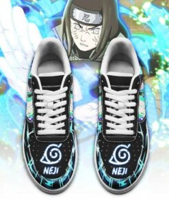Neji Hyuga Sneakers Custom Naruto Anime Shoes Leather - 2 - GearAnime