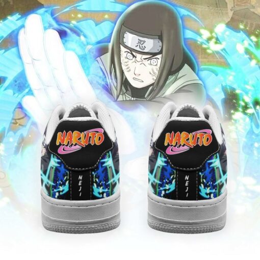 Neji Hyuga Sneakers Custom Naruto Anime Shoes Leather - 3 - GearAnime